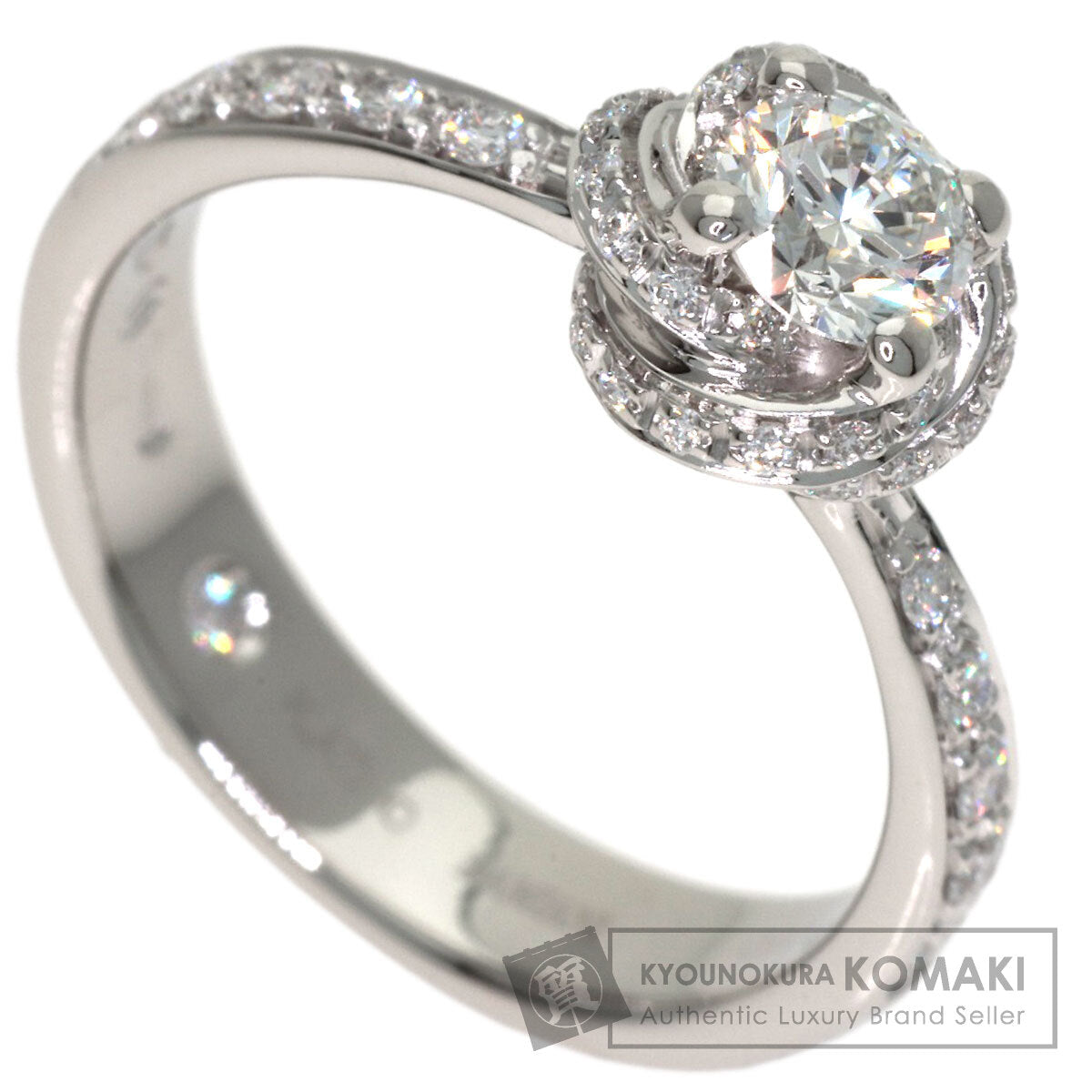 Damiani Pocciolo Diamond G-VVS2-EX Ring Platinum PT950 Ladies [Used]