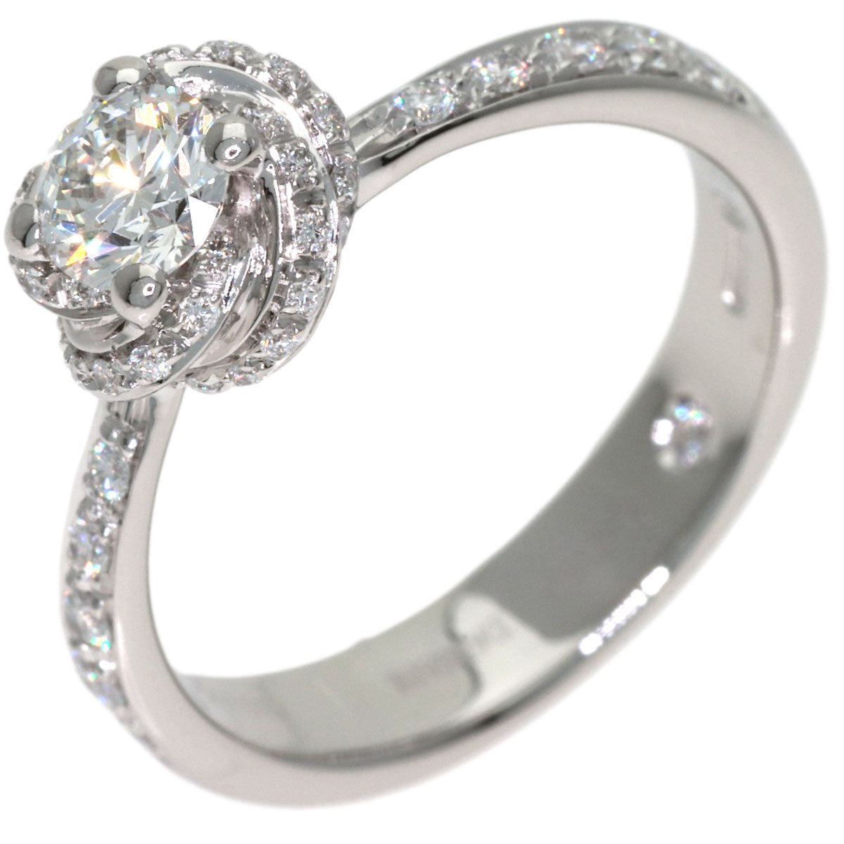 Damiani Pocciolo Diamond G-VVS2-EX Ring Platinum PT950 Ladies [Used]