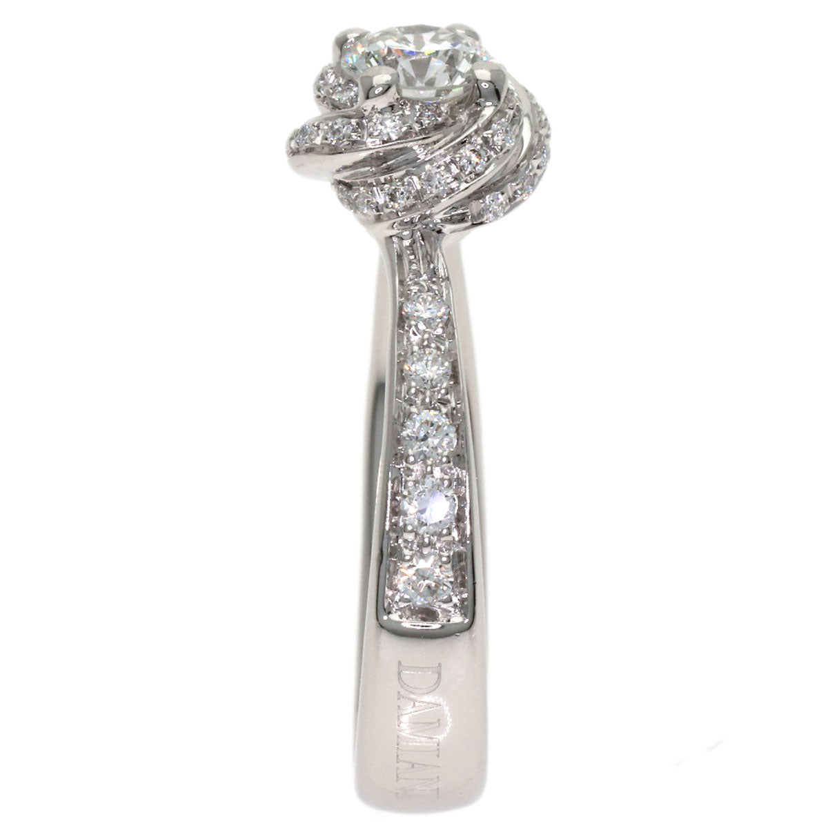 Damiani Pocciolo Diamond G-VVS2-EX Ring Platinum PT950 Ladies [Used]