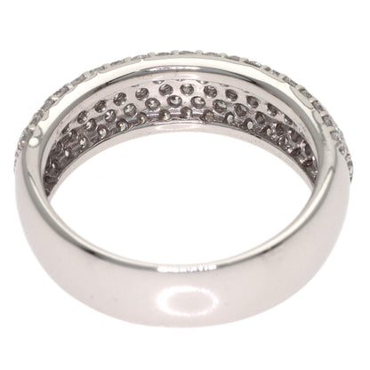 Ponte Vecchio Pave Diamond Ring K18 White Gold Ladies [Used]
