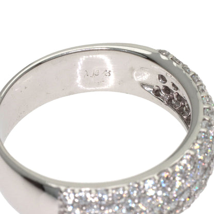 Ponte Vecchio Pave Diamond Ring K18 White Gold Ladies [Used]