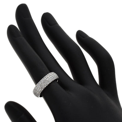 Ponte Vecchio Pave Diamond Ring K18 White Gold Ladies [Used]