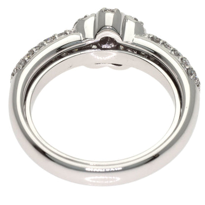 Ponte Vecchio Flower Diamond Ring K18 White Gold Ladies [Used]