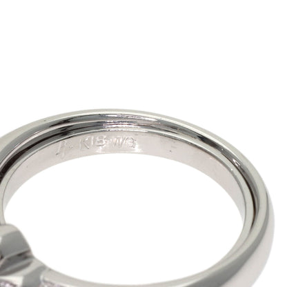 Ponte Vecchio Flower Diamond Ring K18 White Gold Ladies [Used]