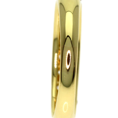 Gimel Diamond Ring K18 Yellow Gold Ladies [Used]