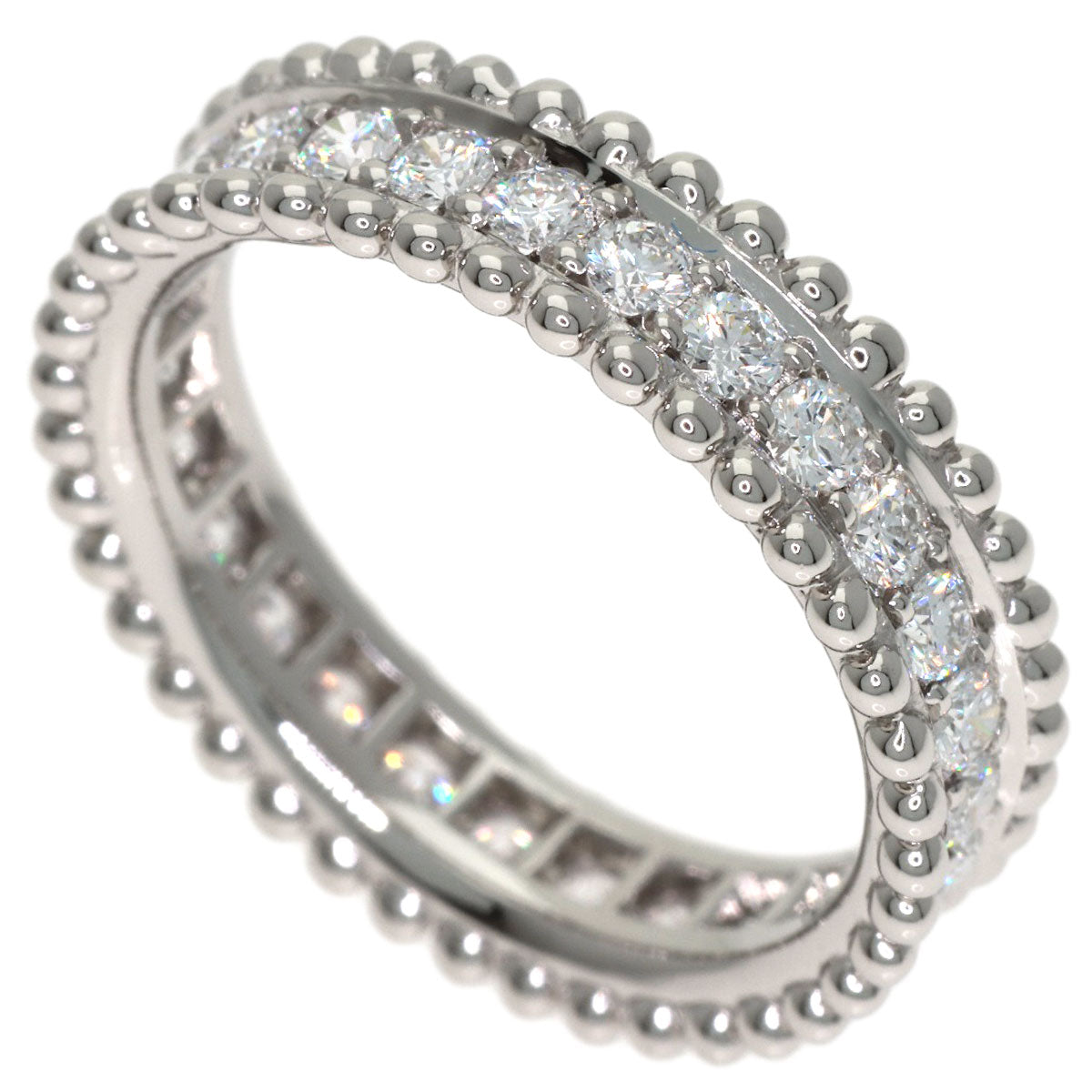Van Cleef & Arpels Estelle Marriage Full Eternity Diamond #48 Ring Platinum PT950 Ladies [Used]