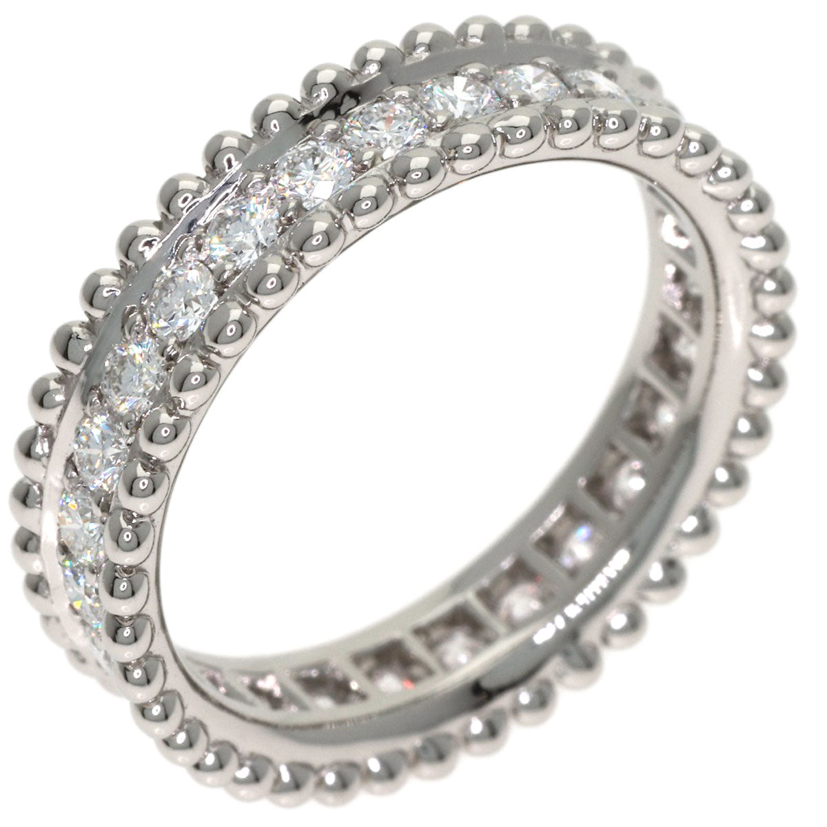 Van Cleef & Arpels Estelle Marriage Full Eternity Diamond #48 Ring Platinum PT950 Ladies [Used]