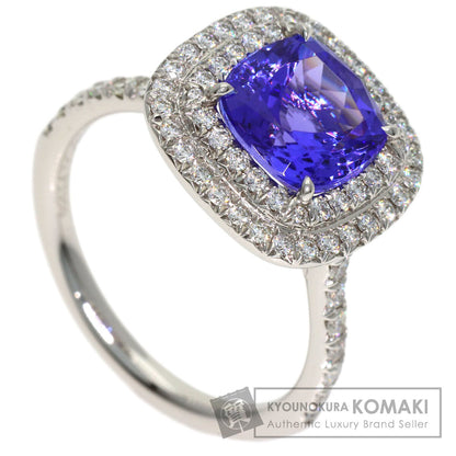 TIFFANY&Co. Sorest Tanzanite Diamond Ring Platinum PT950 Ladies [Used]