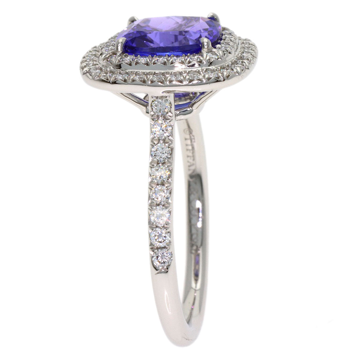 TIFFANY&Co. Sorest Tanzanite Diamond Ring Platinum PT950 Ladies [Used]