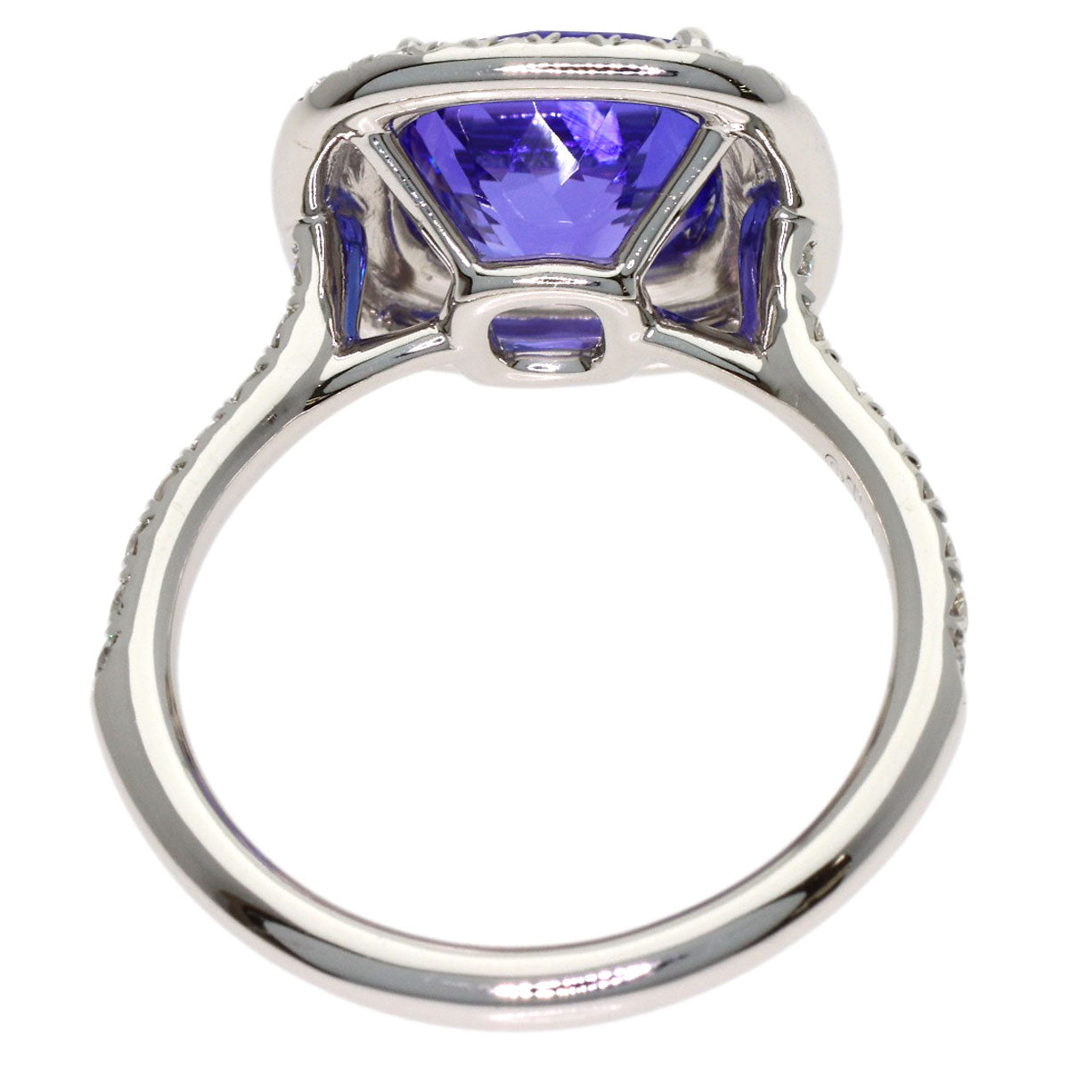 TIFFANY&Co. Sorest Tanzanite Diamond Ring Platinum PT950 Ladies [Used]