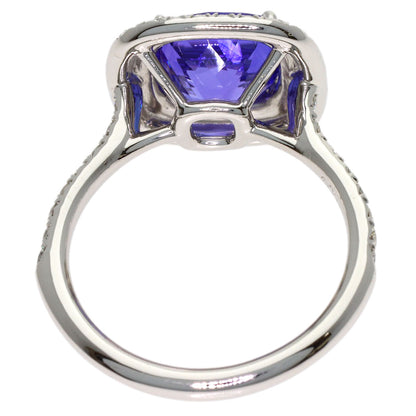 TIFFANY&Co. Sorest Tanzanite Diamond Ring Platinum PT950 Ladies [Used]