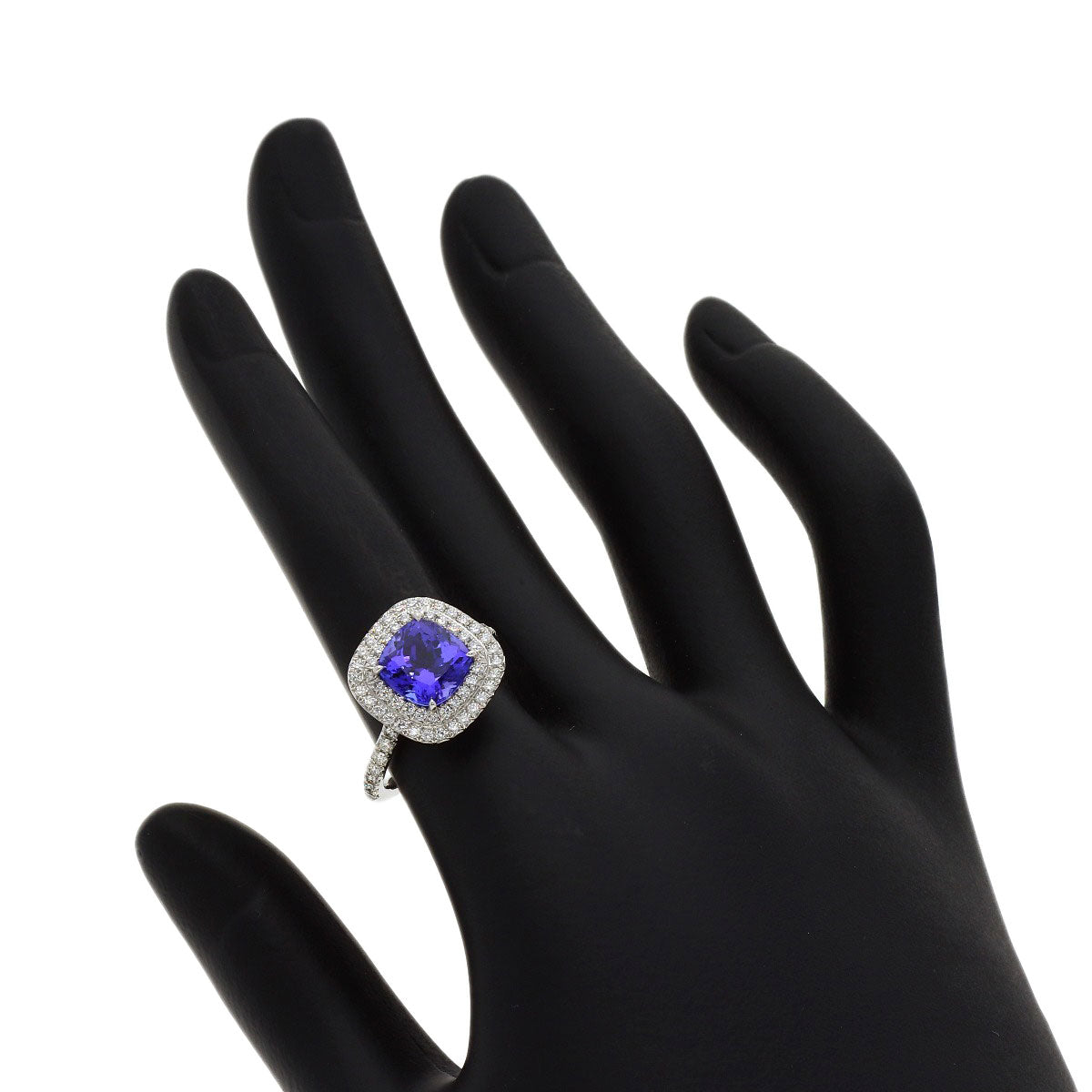 TIFFANY&Co. Sorest Tanzanite Diamond Ring Platinum PT950 Ladies [Used]