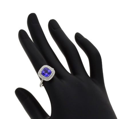 TIFFANY&Co. Sorest Tanzanite Diamond Ring Platinum PT950 Ladies [Used]