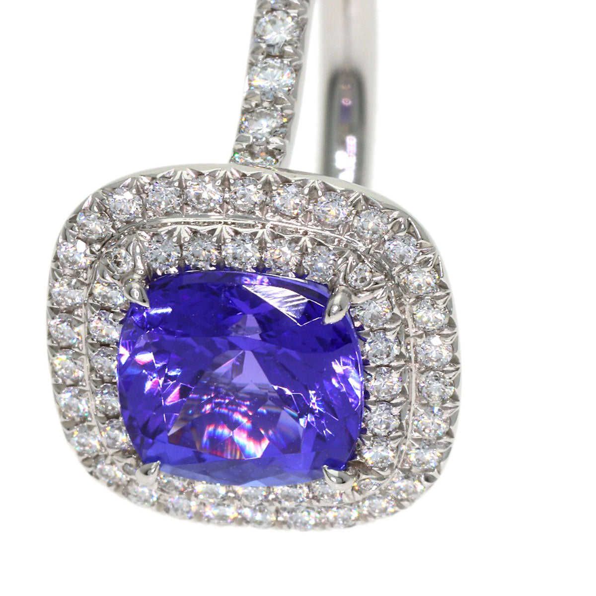 TIFFANY&Co. Sorest Tanzanite Diamond Ring Platinum PT950 Ladies [Used]