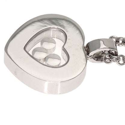 Chopard Happy diamond heart Necklace K18 White Gold Ladies [Used]