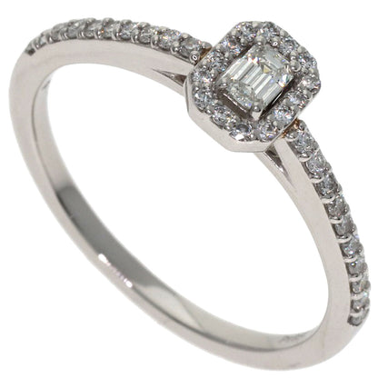 Ponte Vecchio Diamond Ring Platinum PT950 Ladies [Used]