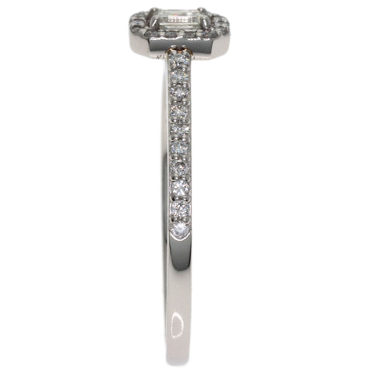 Ponte Vecchio Diamond Ring Platinum PT950 Ladies [Used]