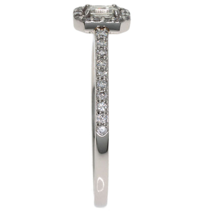 Ponte Vecchio Diamond Ring Platinum PT950 Ladies [Used]