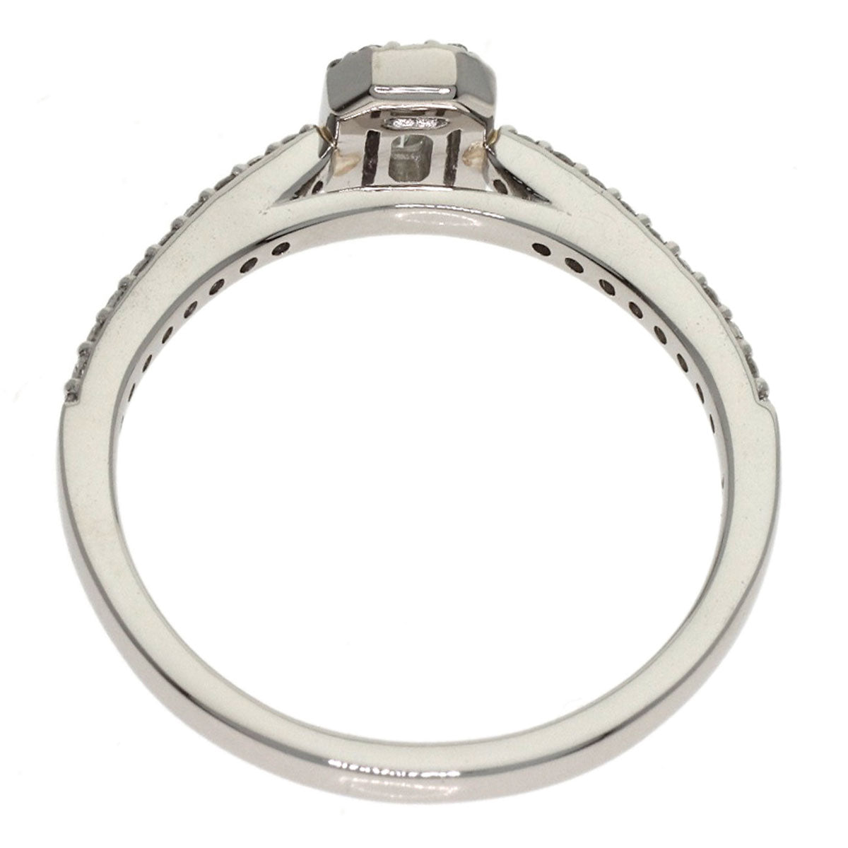 Ponte Vecchio Diamond Ring Platinum PT950 Ladies [Used]
