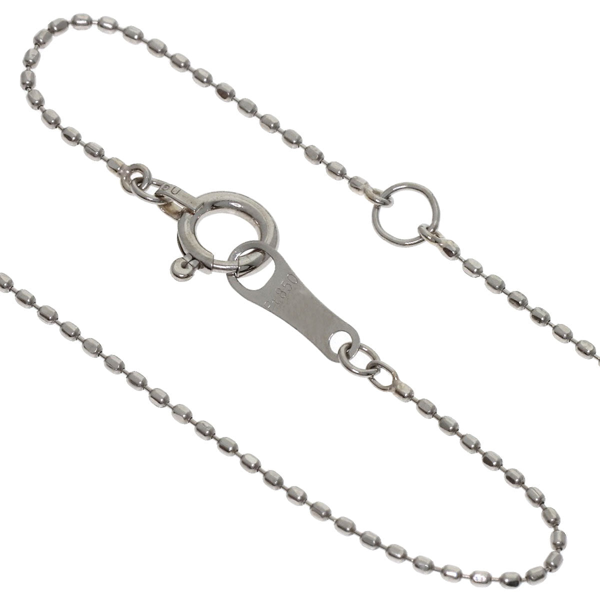 1ct Diamond Necklace Platinum PT900 PT850 2.8g　Ladies