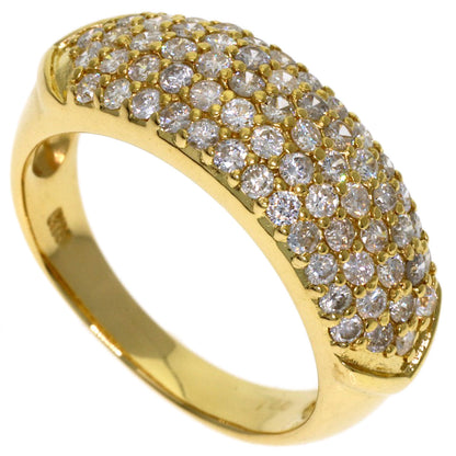 1ct Diamond Ring K18 Yellow Gold 4.23g　Ladies