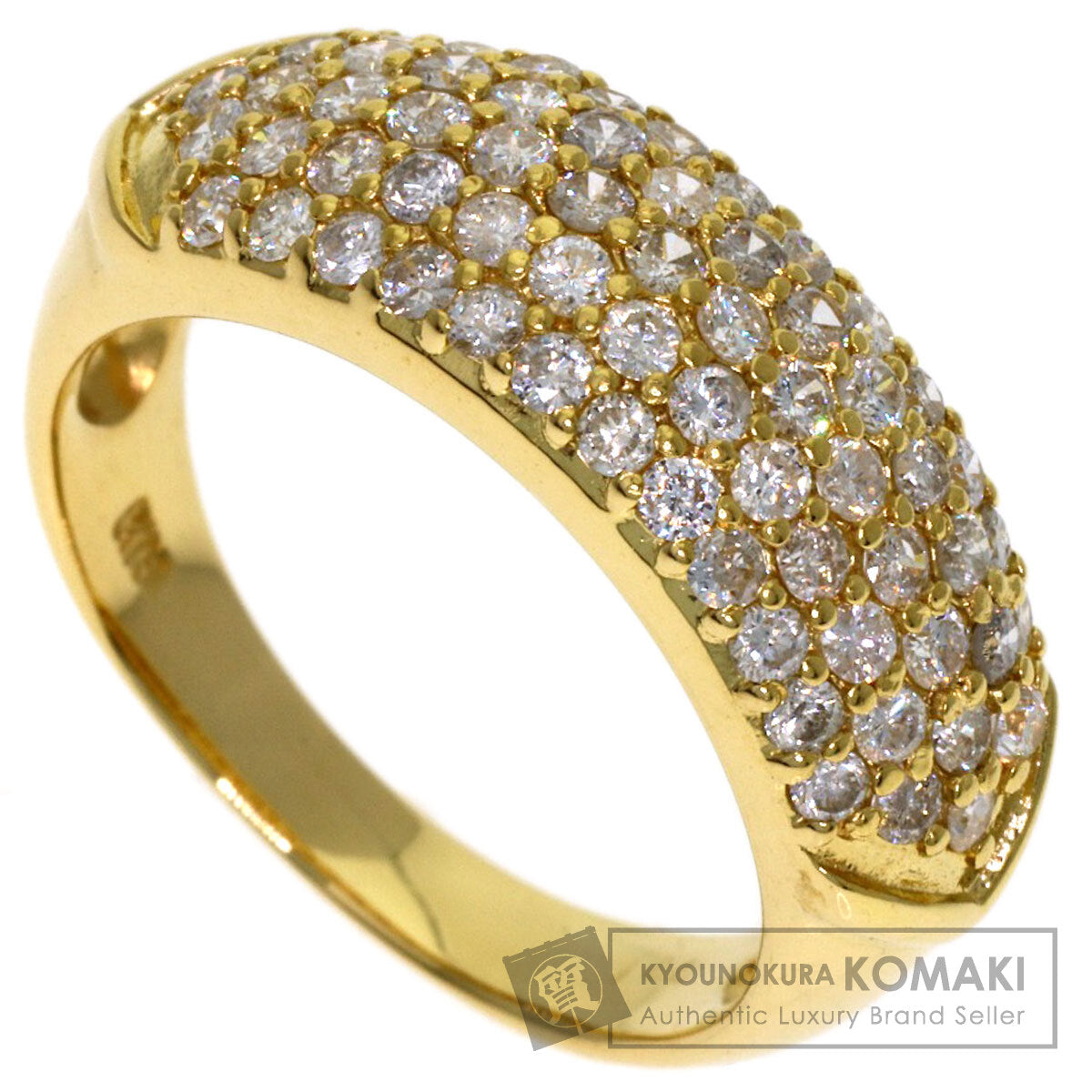 1ct Diamond Ring K18 Yellow Gold 4.23g　Ladies