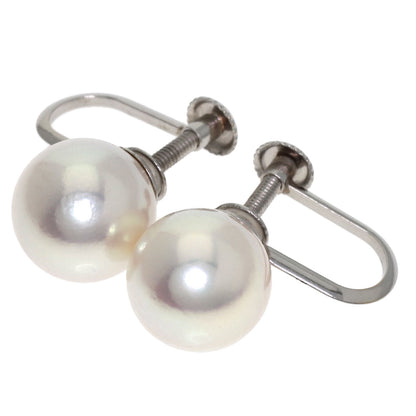 Akoya pearl Pearl Earring Platinum PT900 3.5g　Ladies