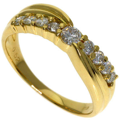 0.52ct Diamond Ring K18 Yellow Gold 4.1g　Ladies