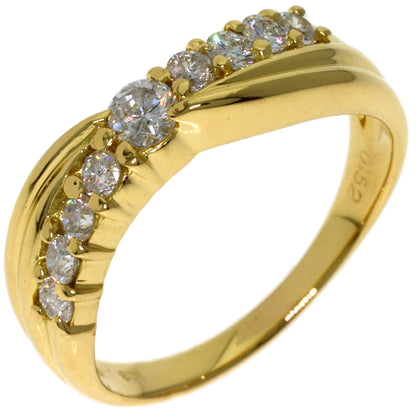 0.52ct Diamond Ring K18 Yellow Gold 4.1g　Ladies
