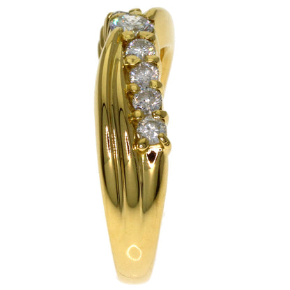 0.52ct Diamond Ring K18 Yellow Gold 4.1g　Ladies