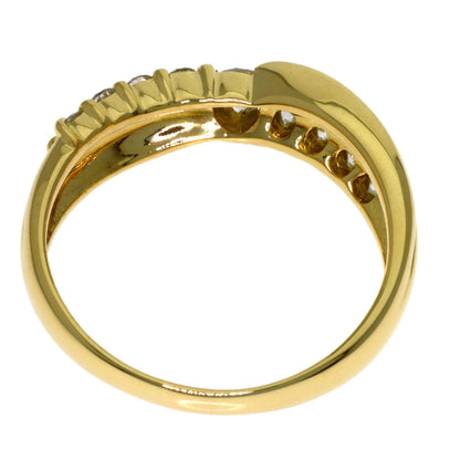 0.52ct Diamond Ring K18 Yellow Gold 4.1g　Ladies