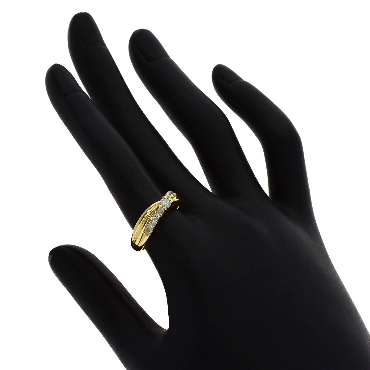 0.52ct Diamond Ring K18 Yellow Gold 4.1g　Ladies