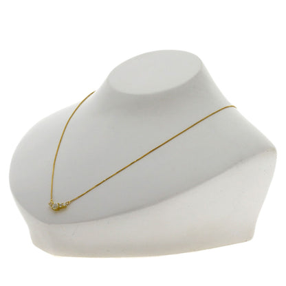 0.58ct Diamond Necklace K18 Yellow Gold 2.65g　Ladies