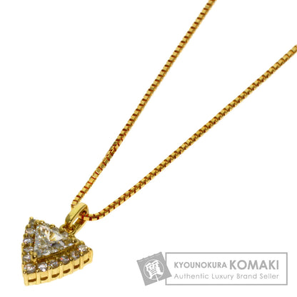0.28ct Diamond Necklace K18 Yellow Gold 3.45g　Ladies
