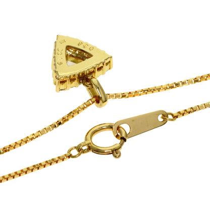 0.28ct Diamond Necklace K18 Yellow Gold 3.45g　Ladies