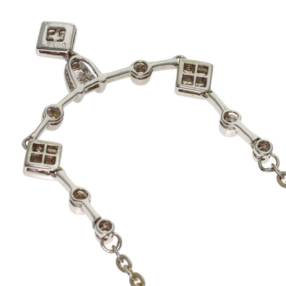 0.54ct Diamond Necklace K18 White Gold 7.09g　Ladies