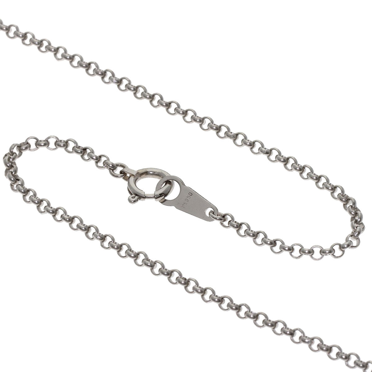 0.307ct Diamond Necklace Platinum PT900 PT850 13.71g　Ladies