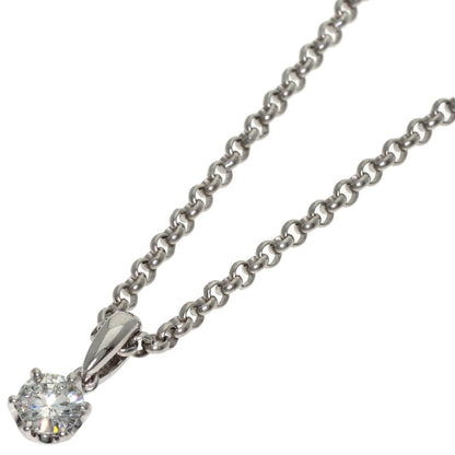 0.307ct Diamond Necklace Platinum PT900 PT850 13.71g　Ladies