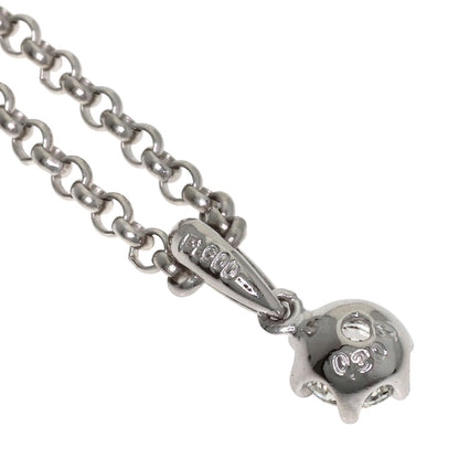 0.307ct Diamond Necklace Platinum PT900 PT850 13.71g　Ladies