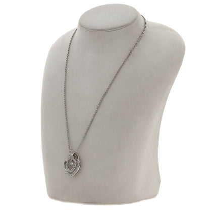 0.307ct Diamond Necklace Platinum PT900 PT850 13.71g　Ladies