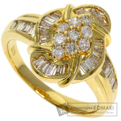 0.94ct Diamond Ring K18 Yellow Gold 7.09g　Ladies