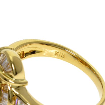 0.94ct Diamond Ring K18 Yellow Gold 7.09g　Ladies