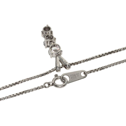0.5ct Diamond Necklace Platinum PT850 PT 5.46g　Ladies