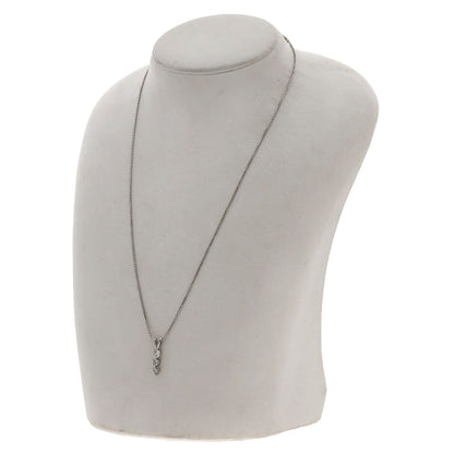 0.5ct Diamond Necklace Platinum PT850 PT 5.46g　Ladies