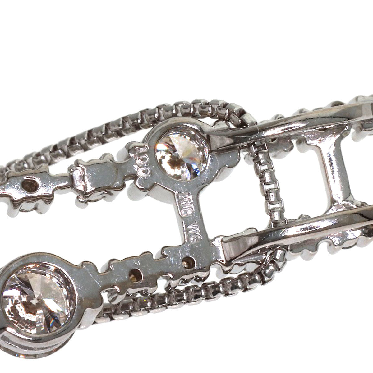 1ct Diamond Necklace K18 White Gold 7g　Ladies