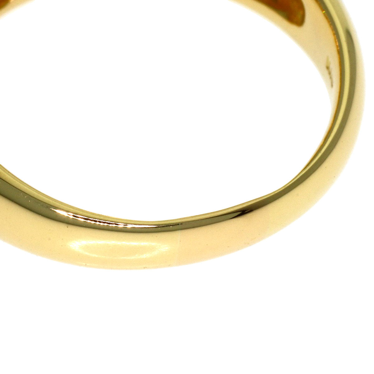 1ct Diamond Ring K18 Yellow Gold 6.3g　Ladies