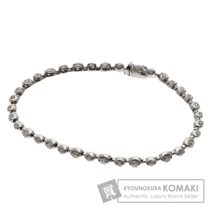 1.51ct Diamond Bracelet K18 White Gold 8.8g　Ladies