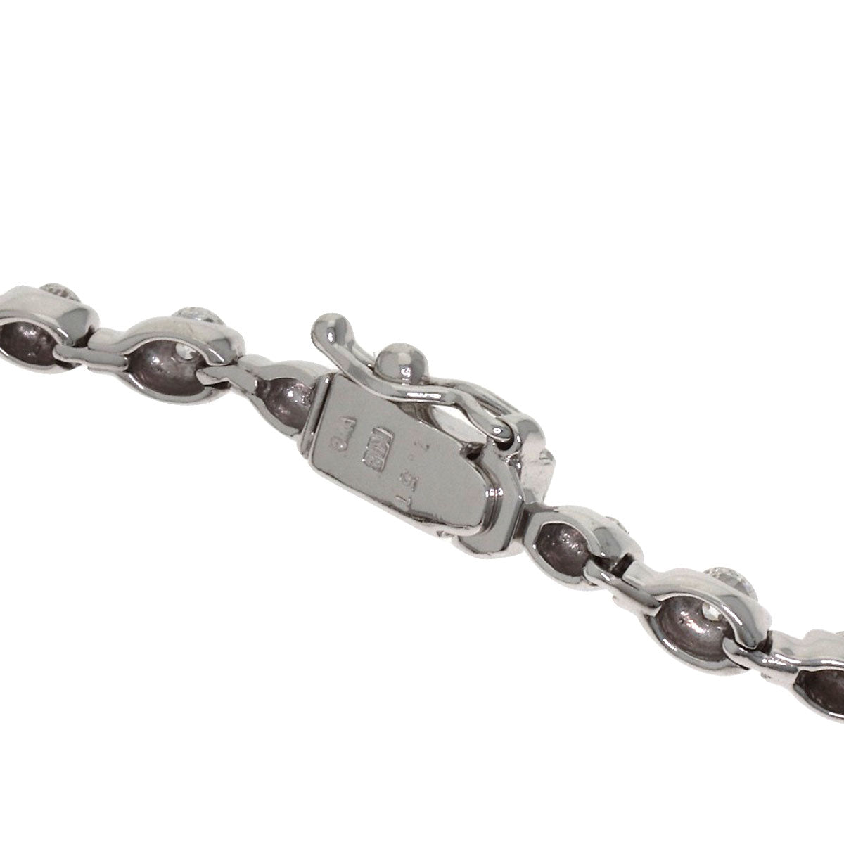 1.51ct Diamond Bracelet K18 White Gold 8.8g　Ladies