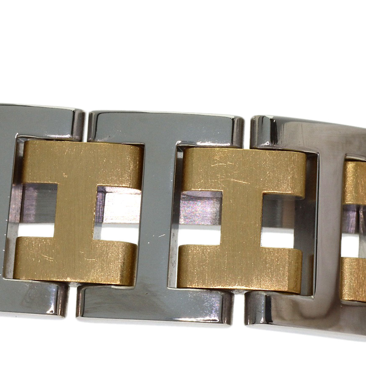 HERMES Clipper Watches CL4.220 Stainless Steel/SSxGP Ladies