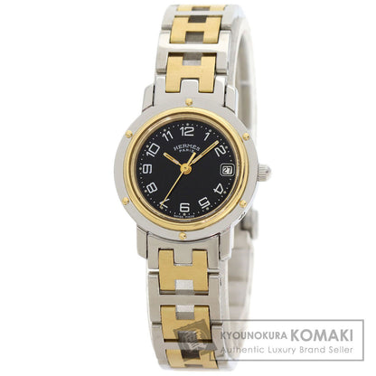 HERMES Clipper Watches CL4.220 Stainless Steel/SSxGP Ladies